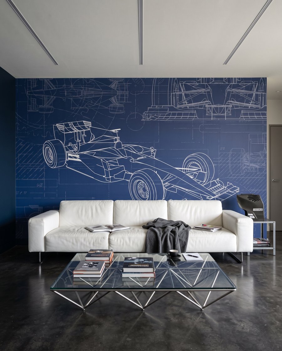 Bólido en dibujo técnico — interior 2