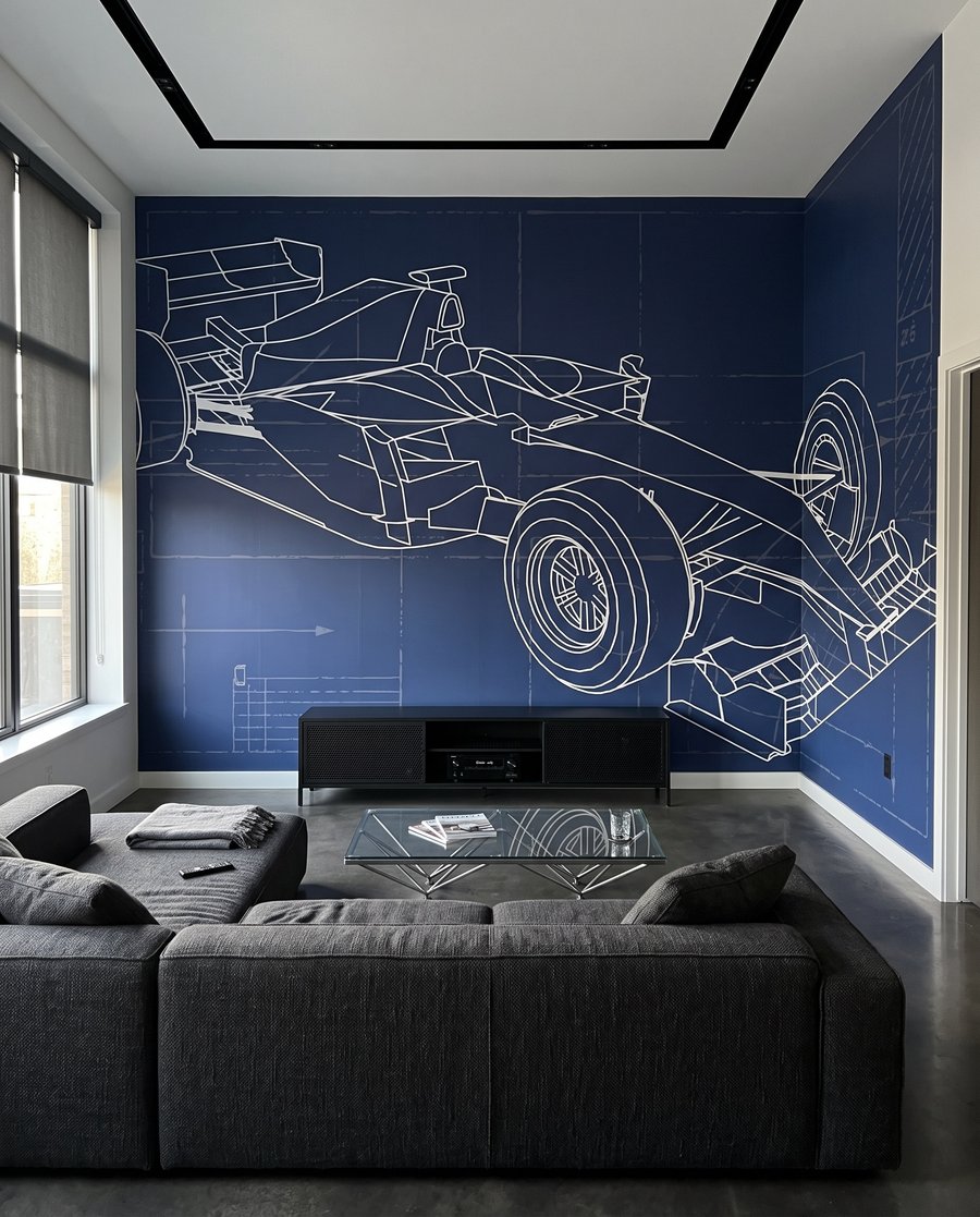 Bólido en dibujo técnico — interior 4