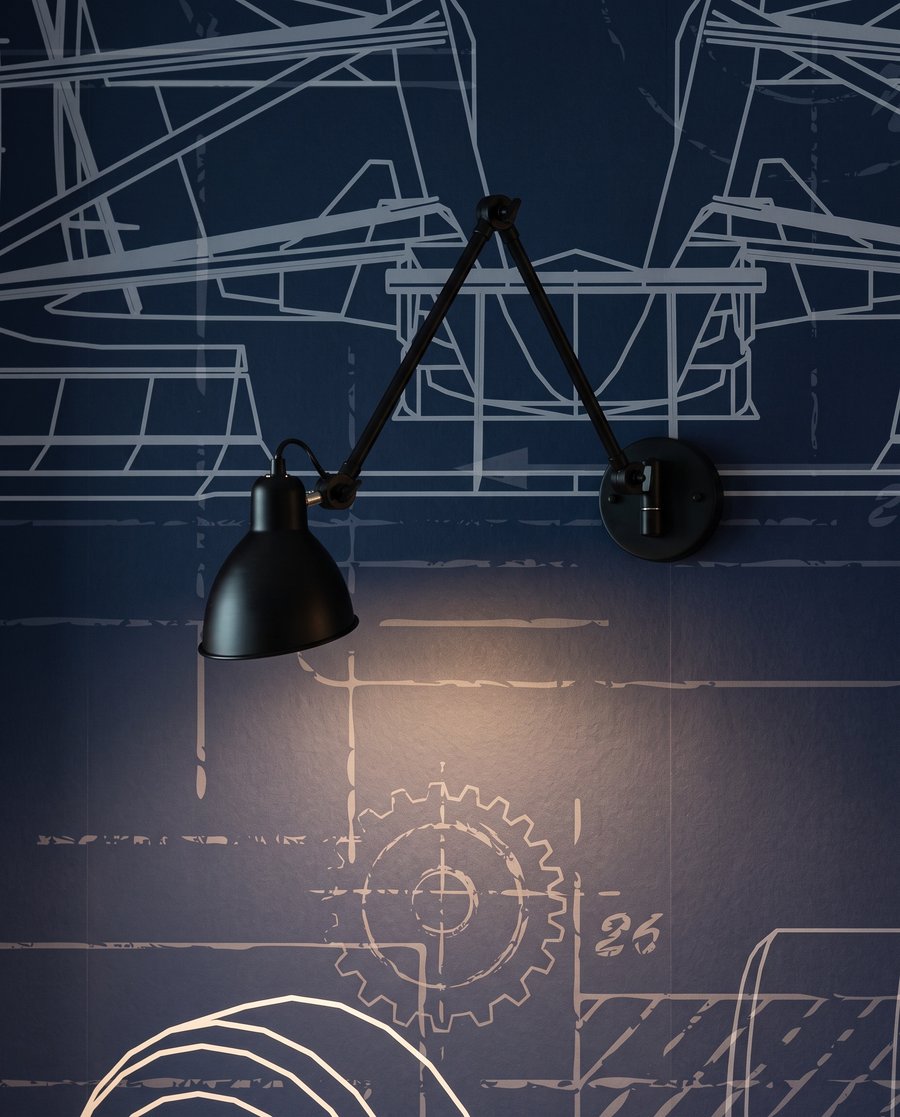 Bólido en dibujo técnico — detalle