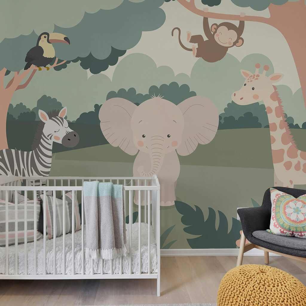 Animales sobre hierba abierta — interior 2