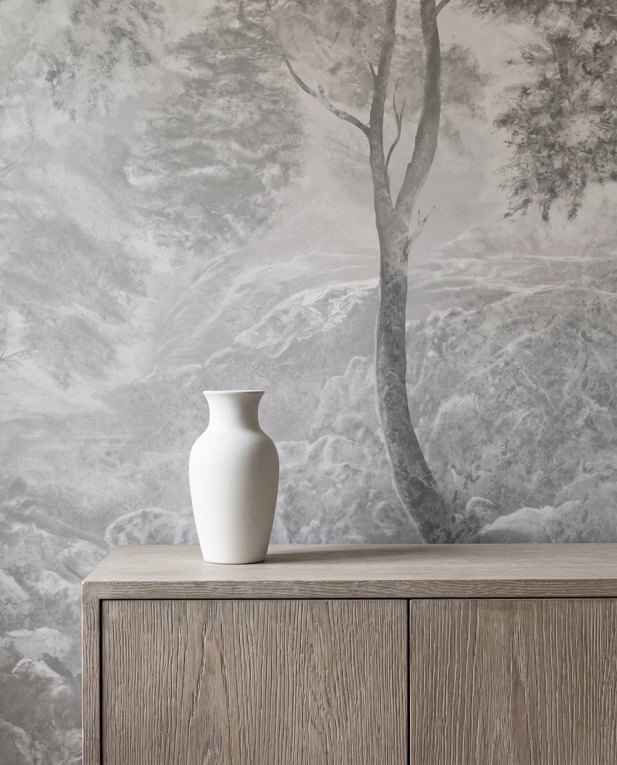 Bosque en tonos grises — detalle