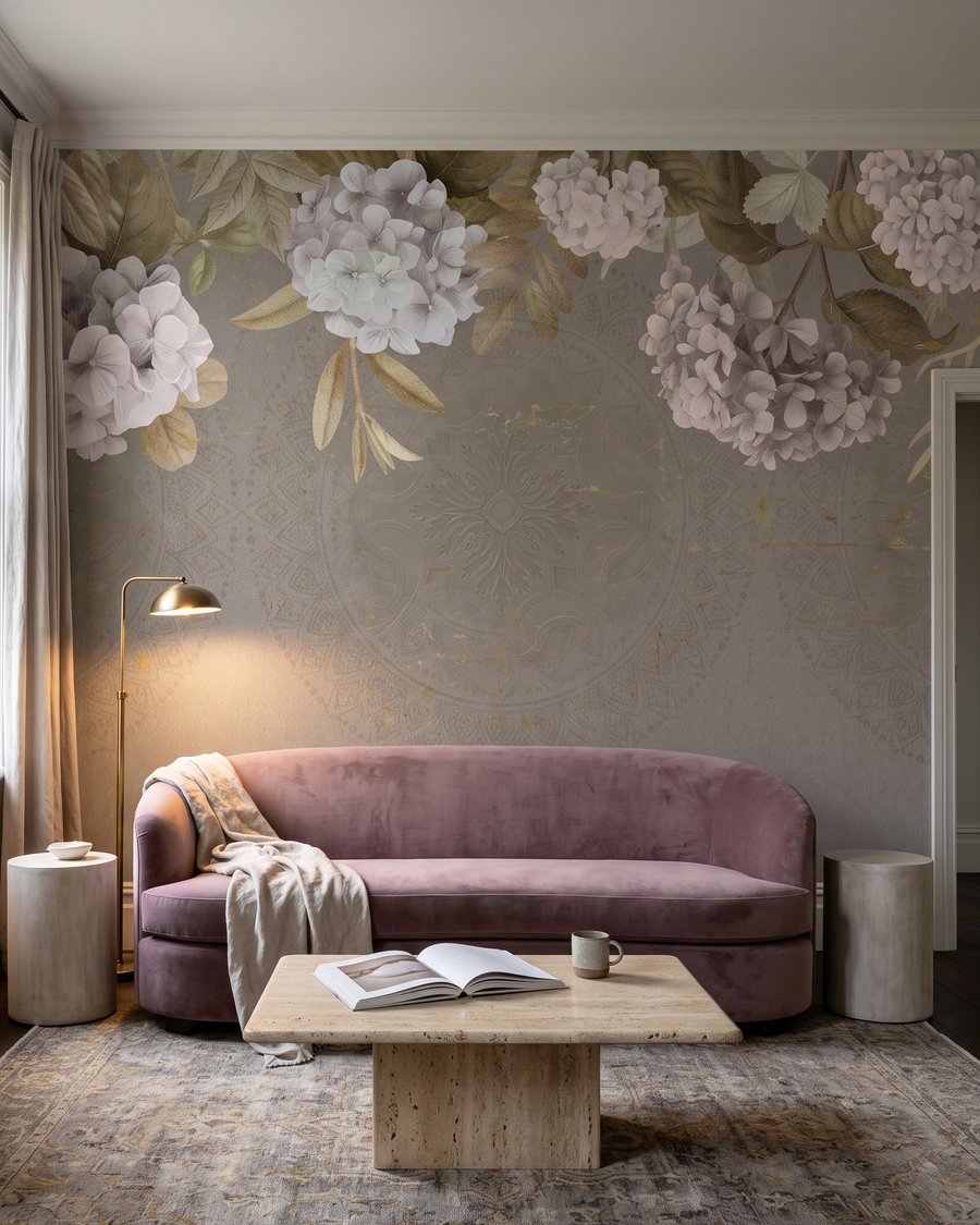 Flores sobre fondo abierto — interior 3