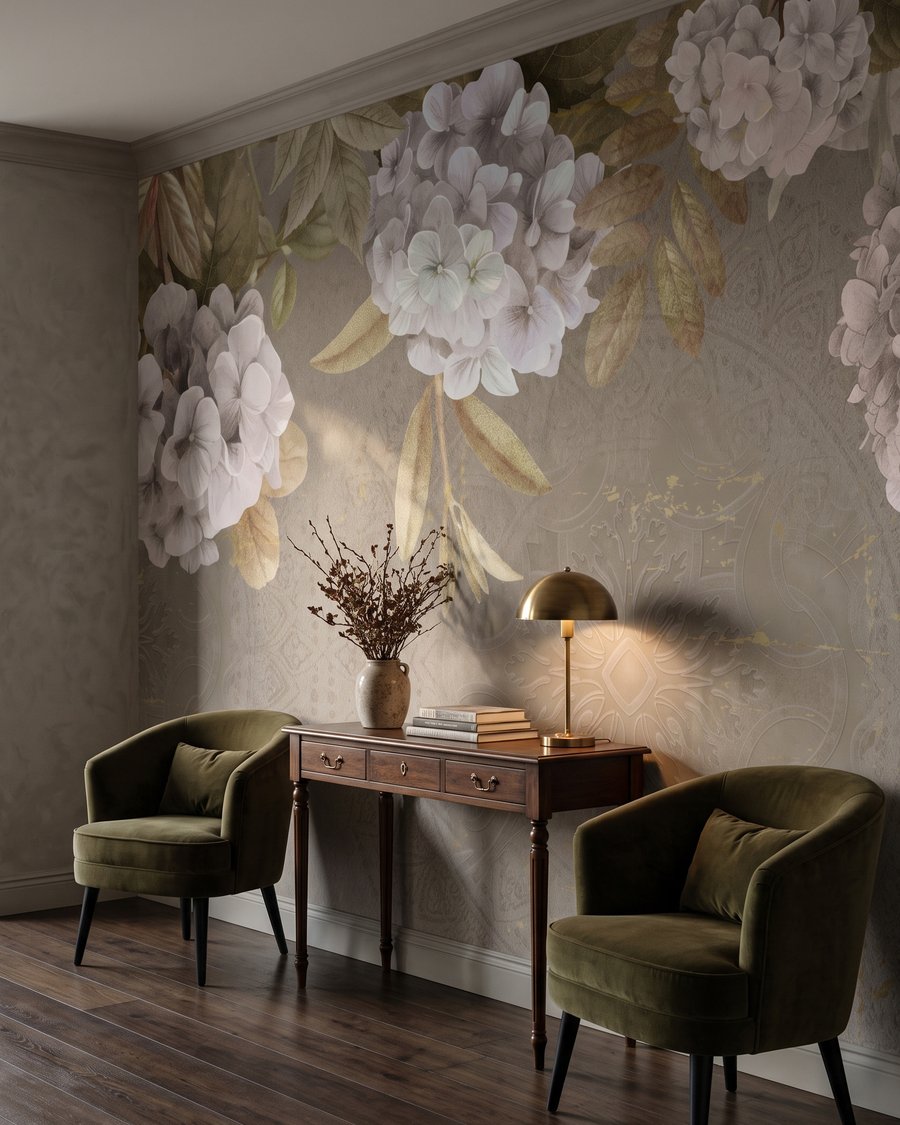 Flores sobre fondo abierto — interior 5