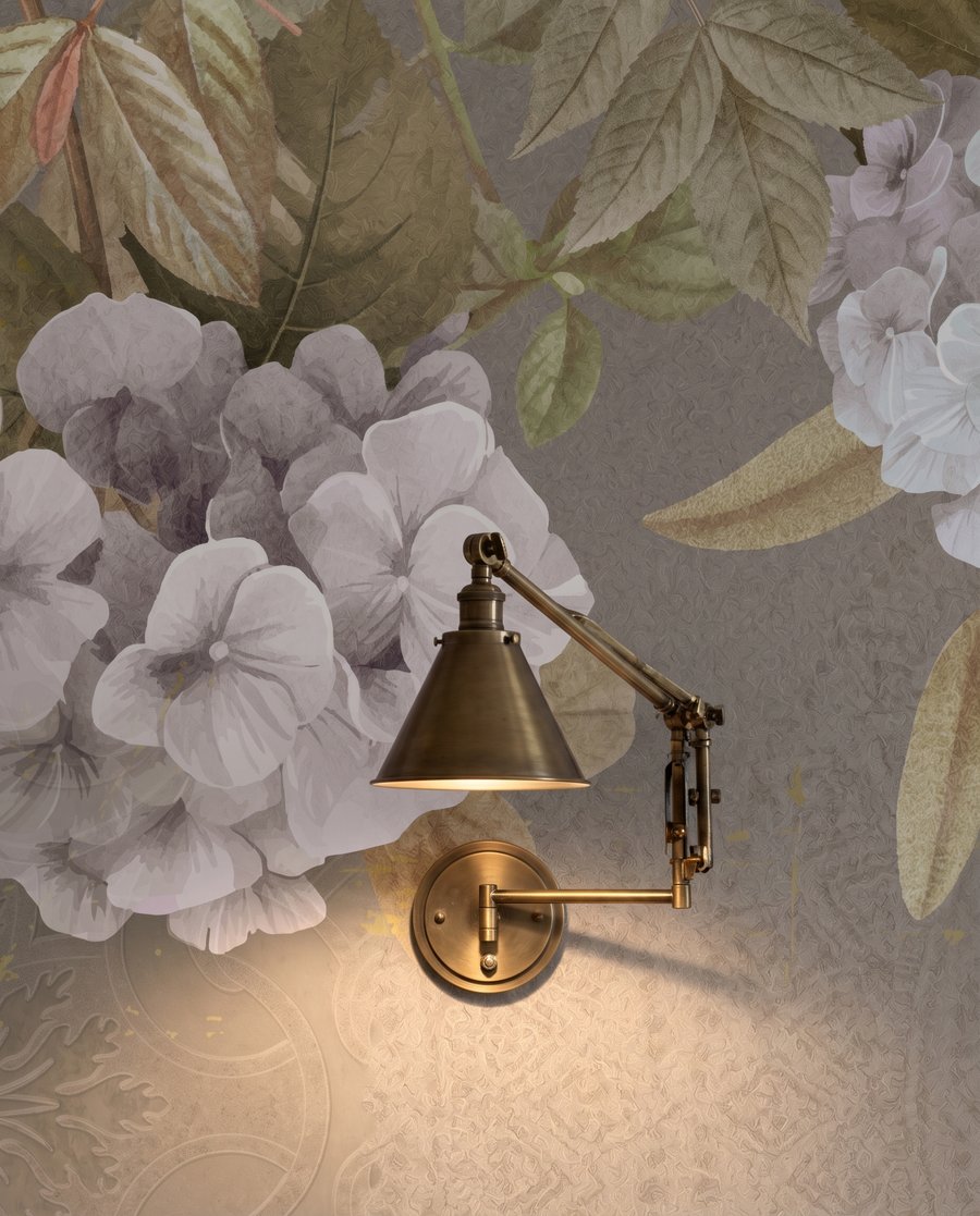 Flores sobre fondo abierto — detalle