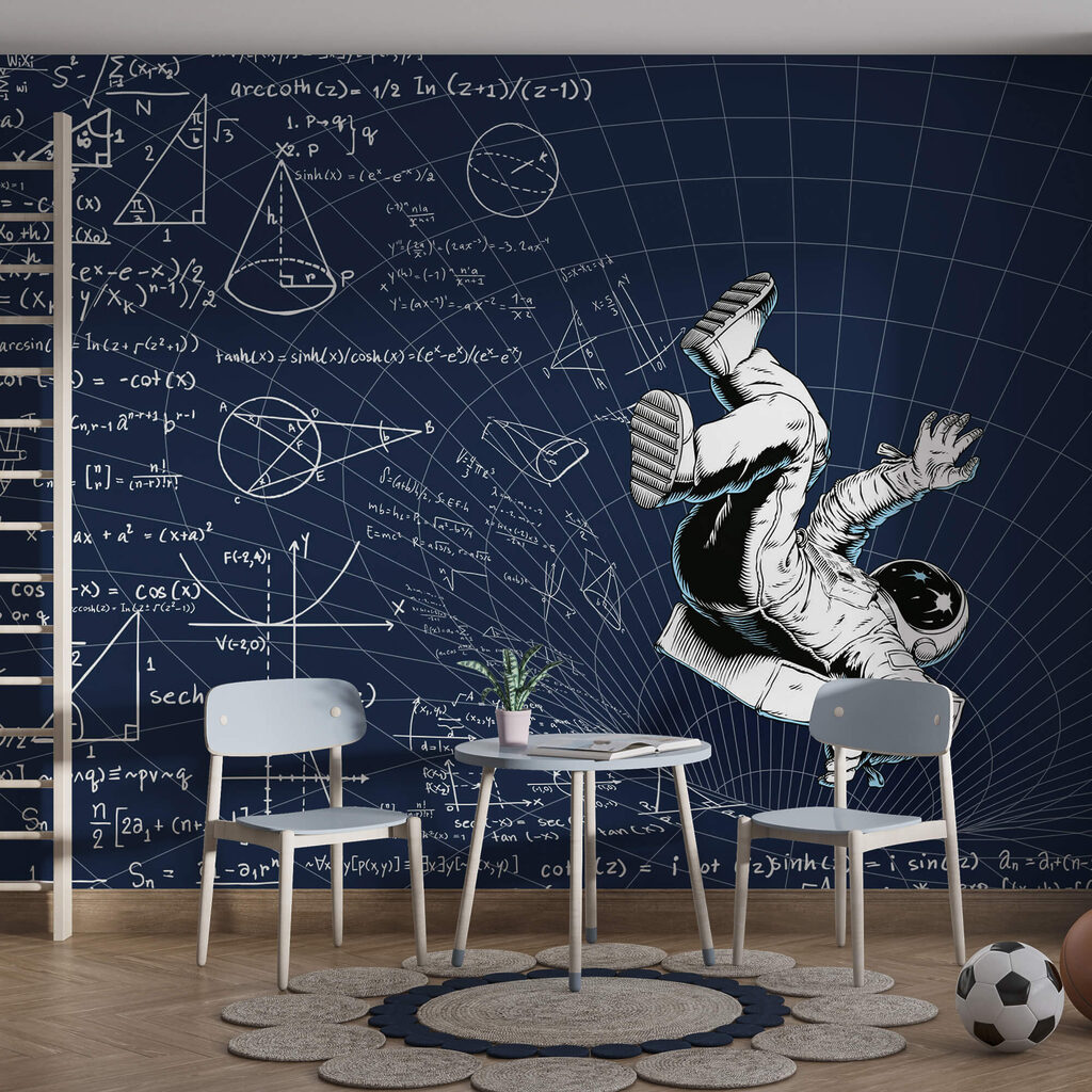 Astronauta entre fórmulas — interior 1