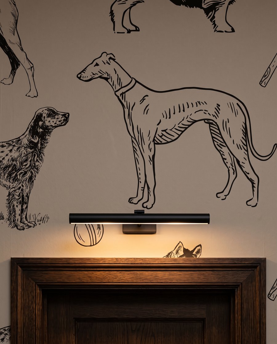 Perros en trazos finos — detalle