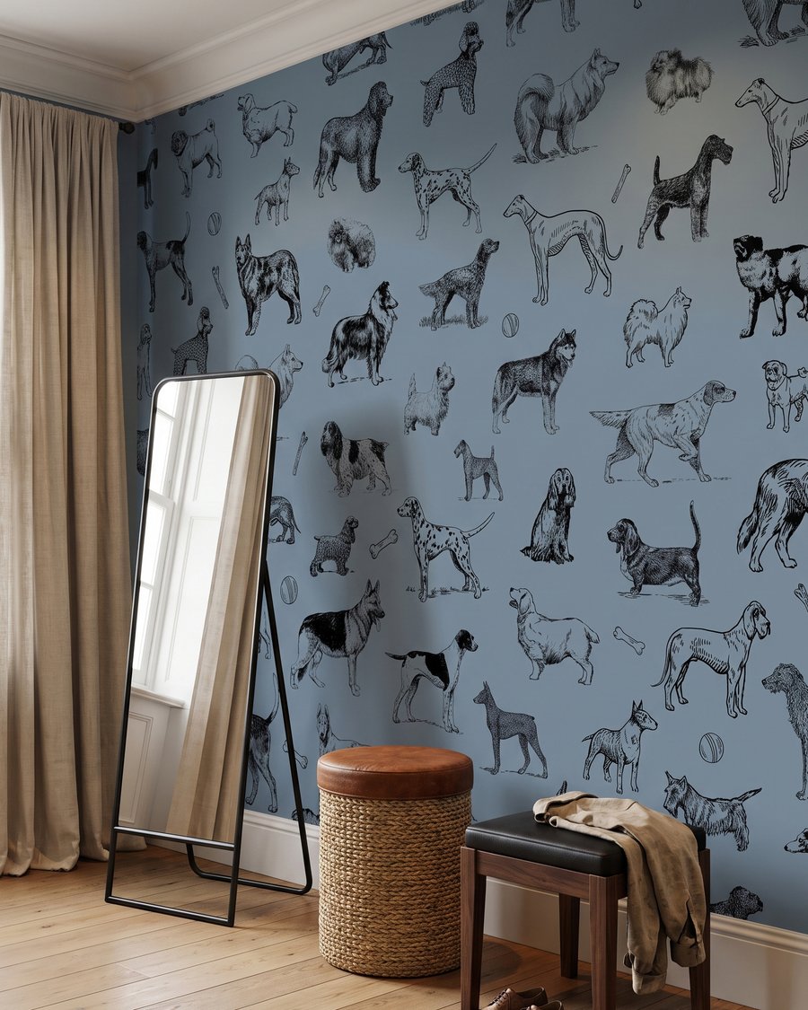 Perros en trazos finos — interior 1