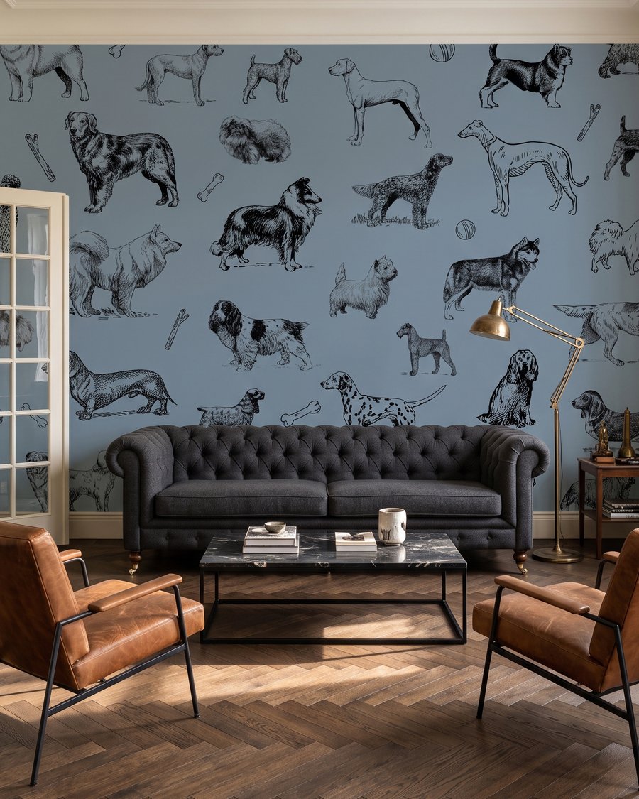 Perros en trazos finos — interior 2