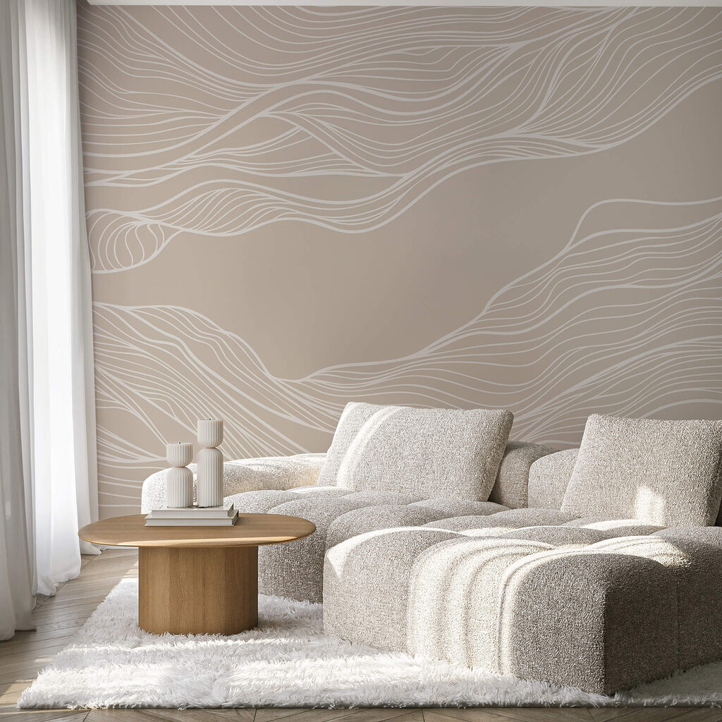 Haces de líneas fluidas — interior 1