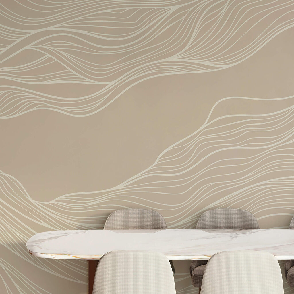 Haces de líneas fluidas — interior 2