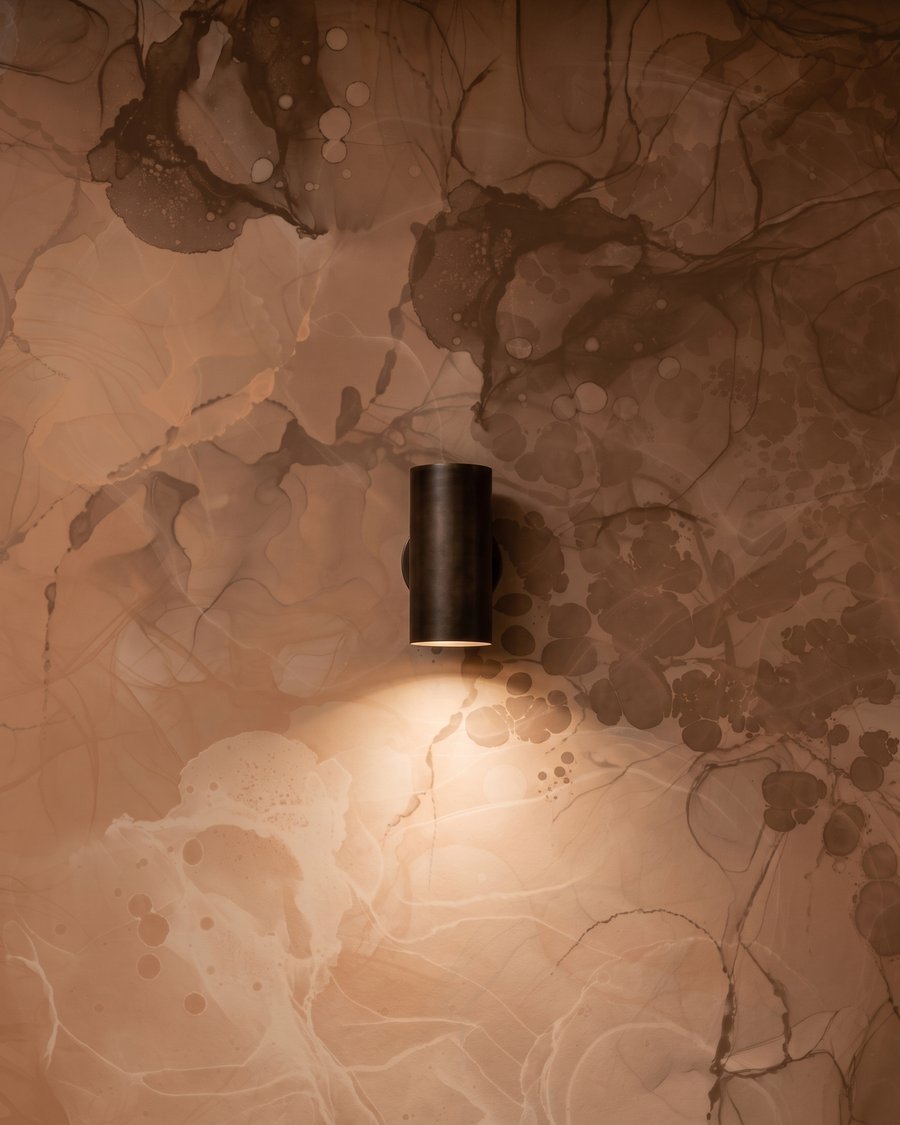 Nubes de color pintado — detalle