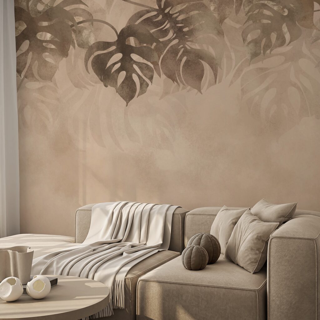 Hojas tropicales en neblina — interior 3