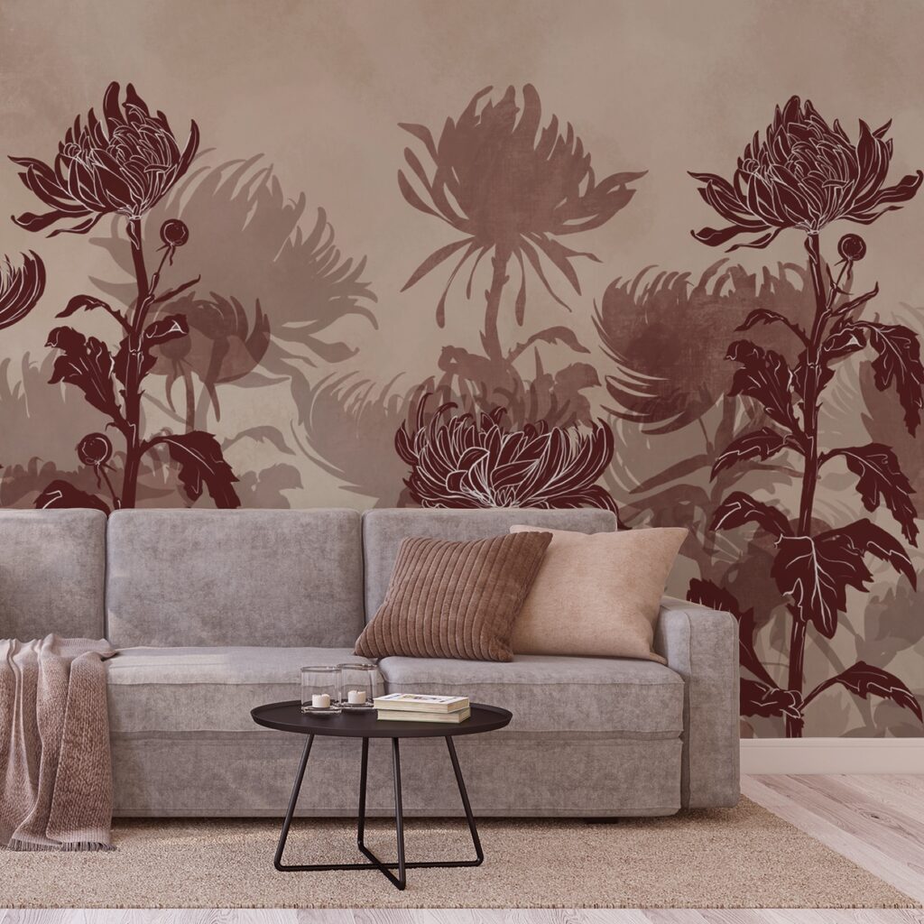 Flores en tonos rojos — interior 2