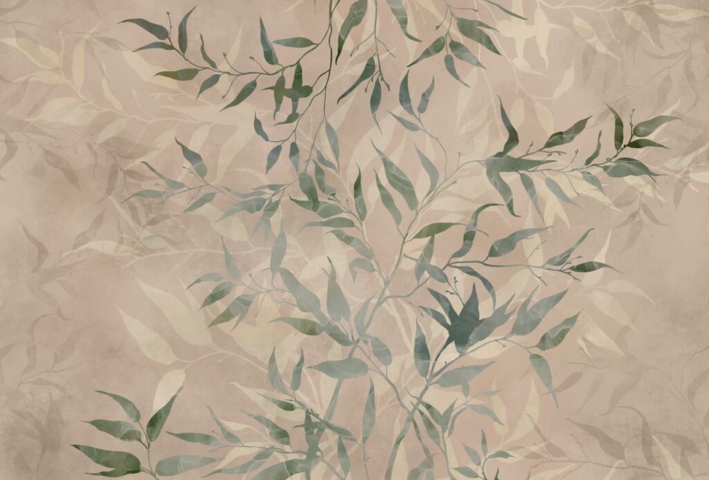 Ramitas con hojas verdes — diseño completo