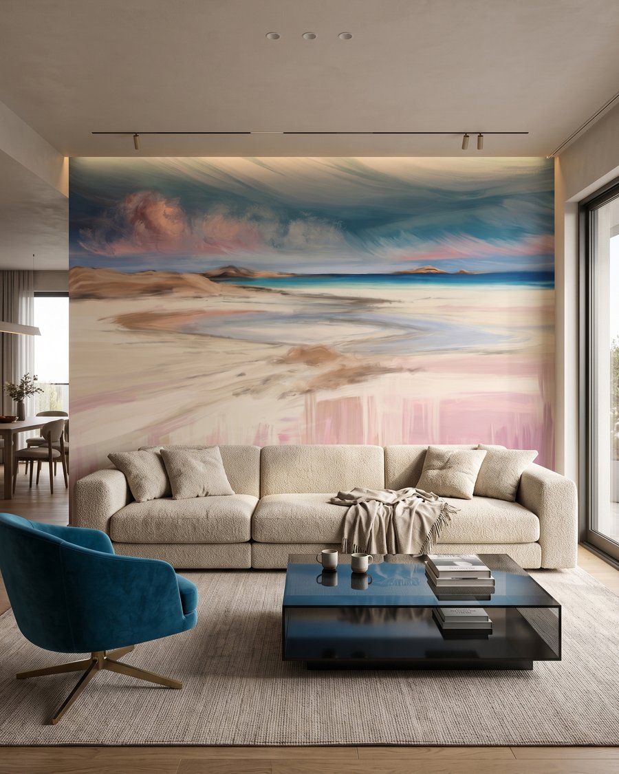 Luz rosada sobre mar — interior 3