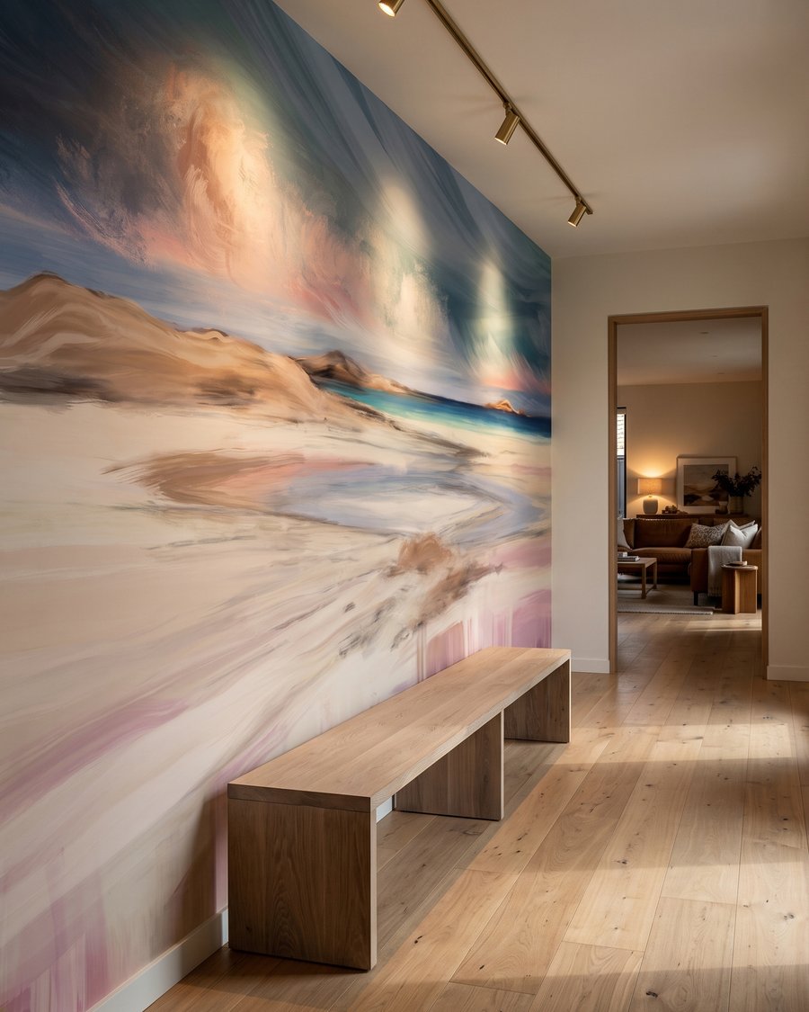 Luz rosada sobre mar — interior 6