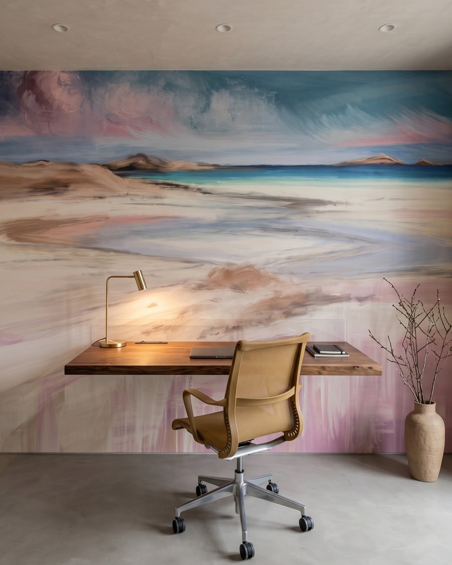 Luz rosada sobre mar — interior 7