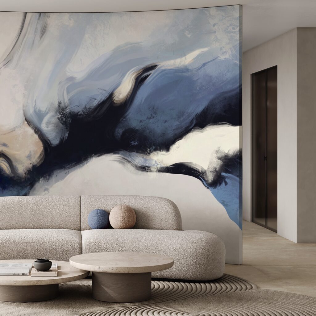Corriente azul de luz — interior 3