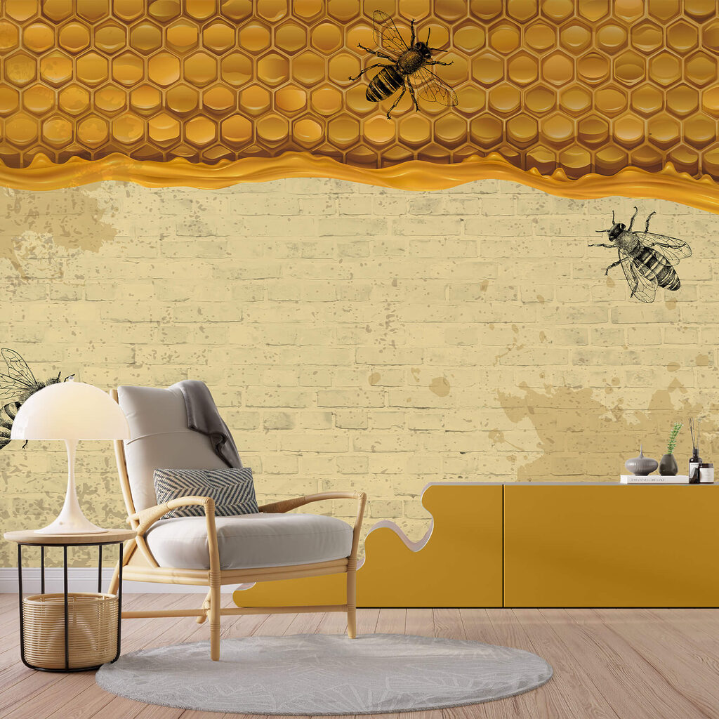 Abejas bajo un panal — interior 1