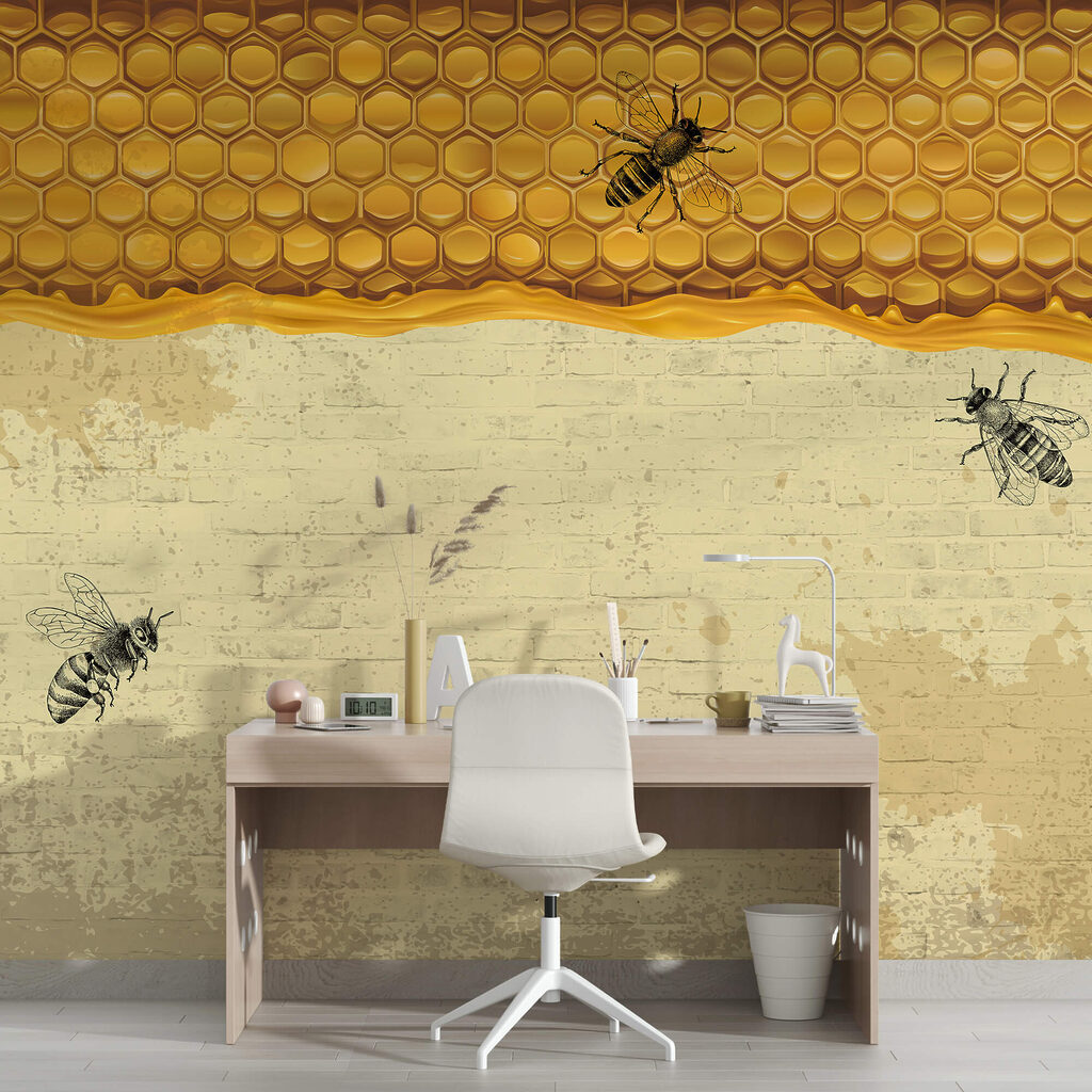 Abejas bajo un panal — interior 2