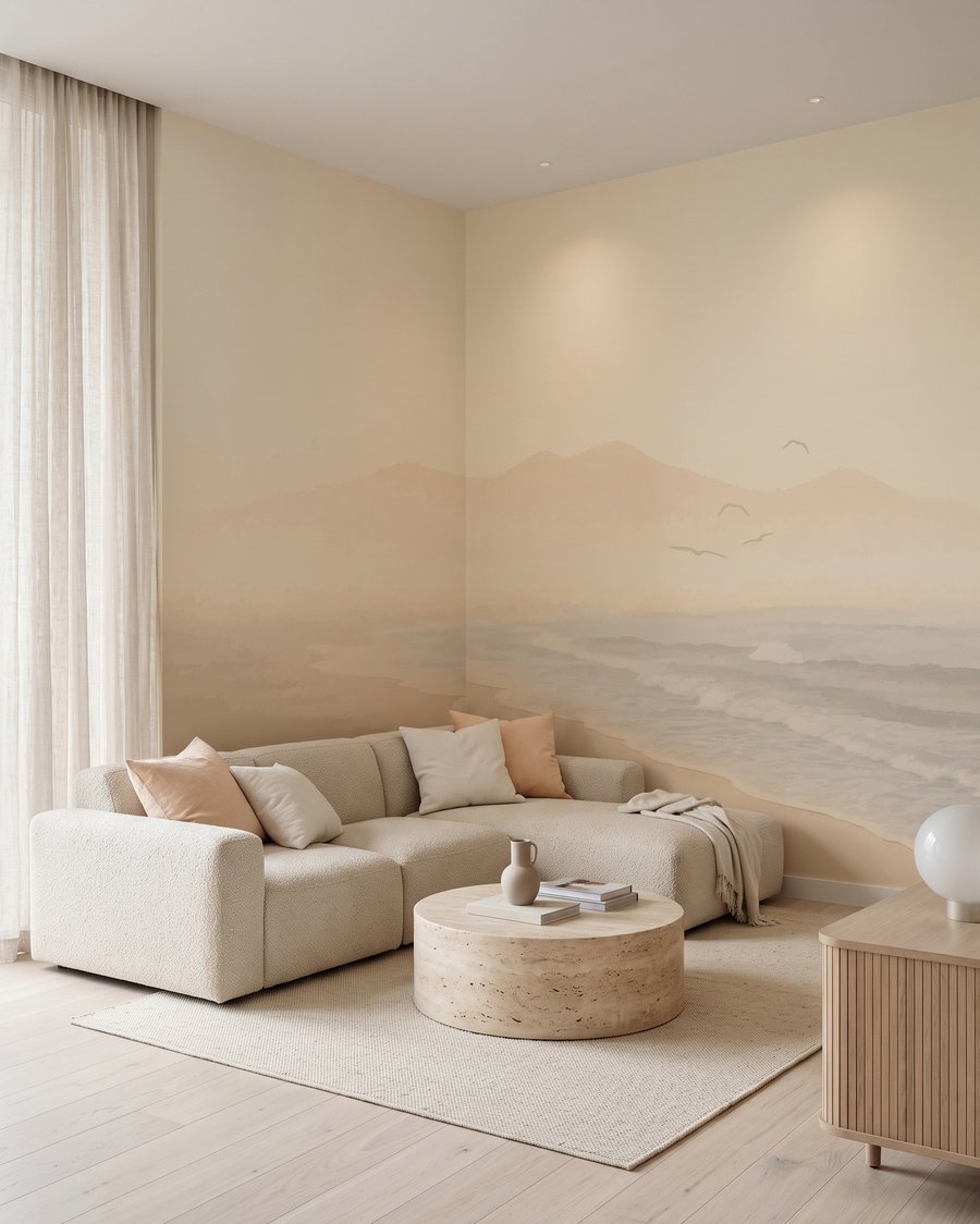 Faro en neblina dorada — interior 3
