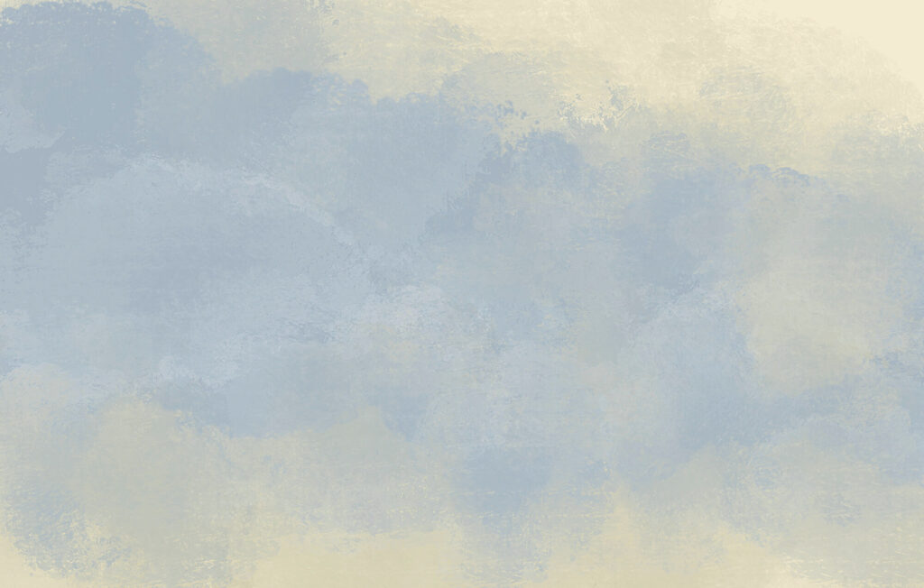 Nubes de azul pálido — diseño completo