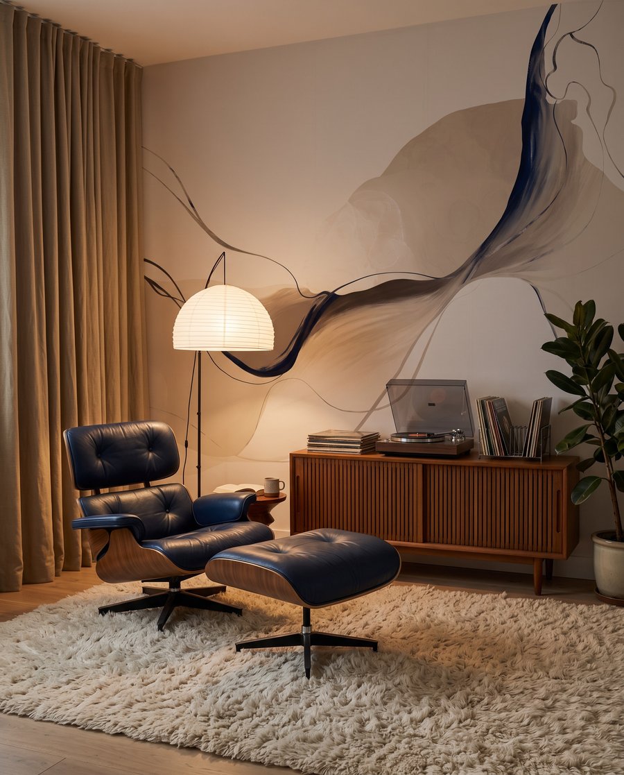 Líneas en espacio blanco — interior 3