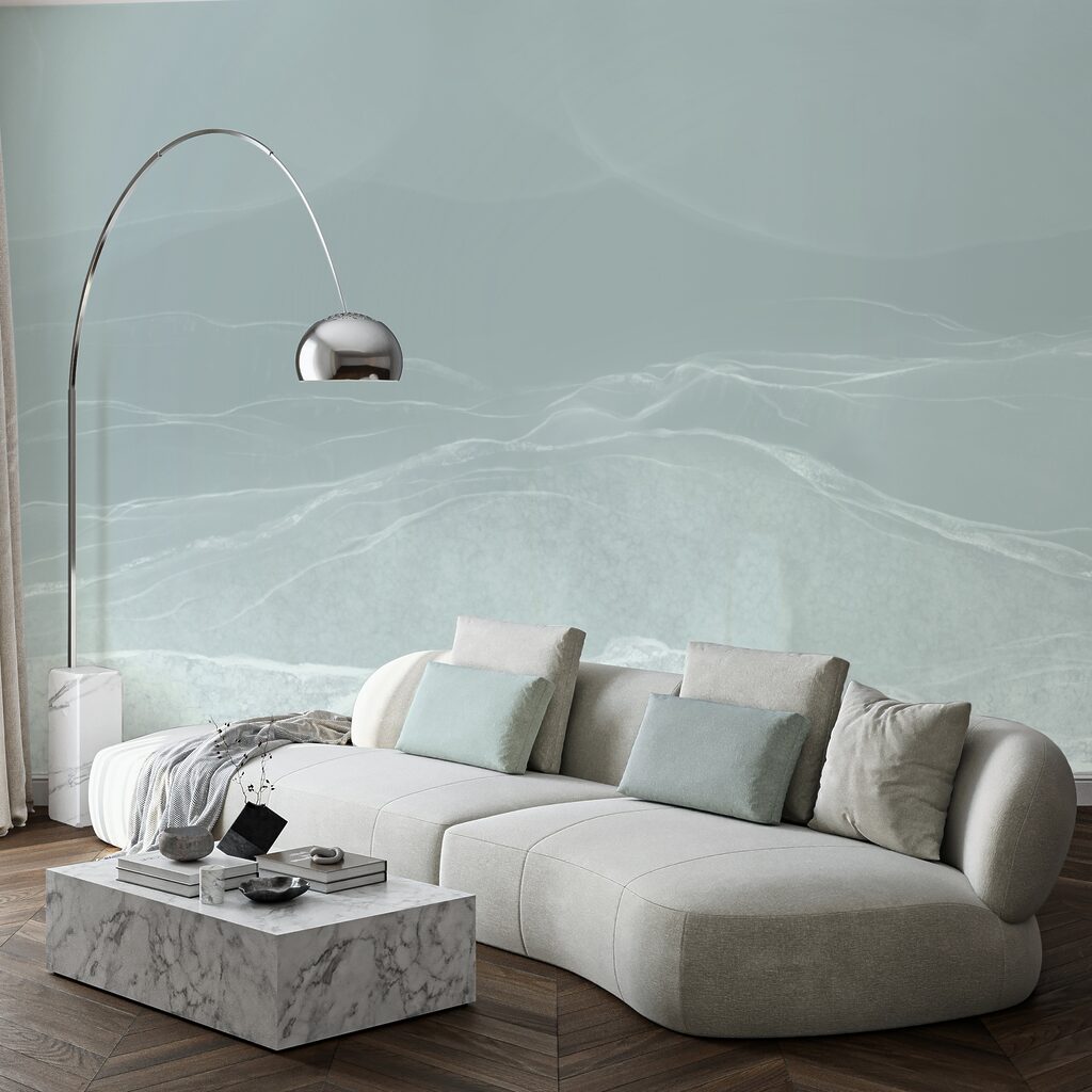 Ondas claras en turquesa — interior 1
