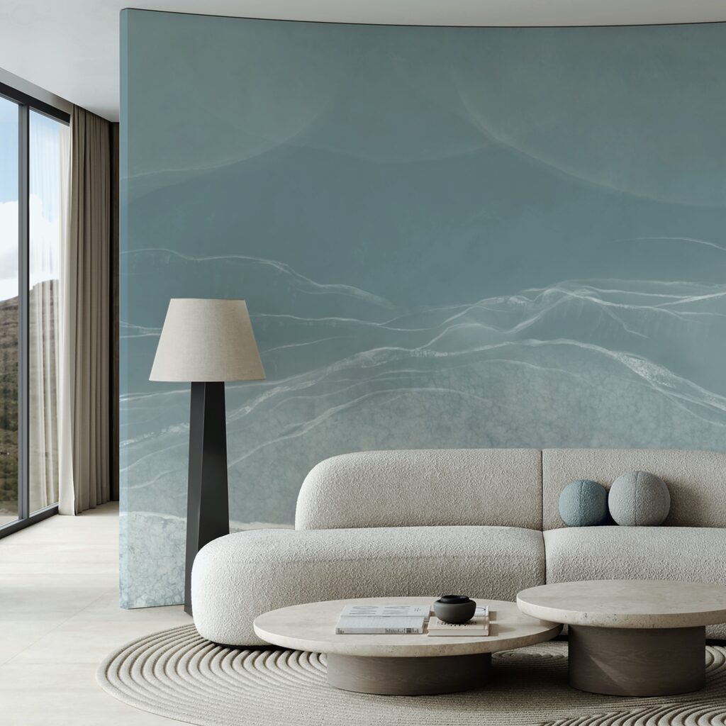 Ondas claras en turquesa — interior 1