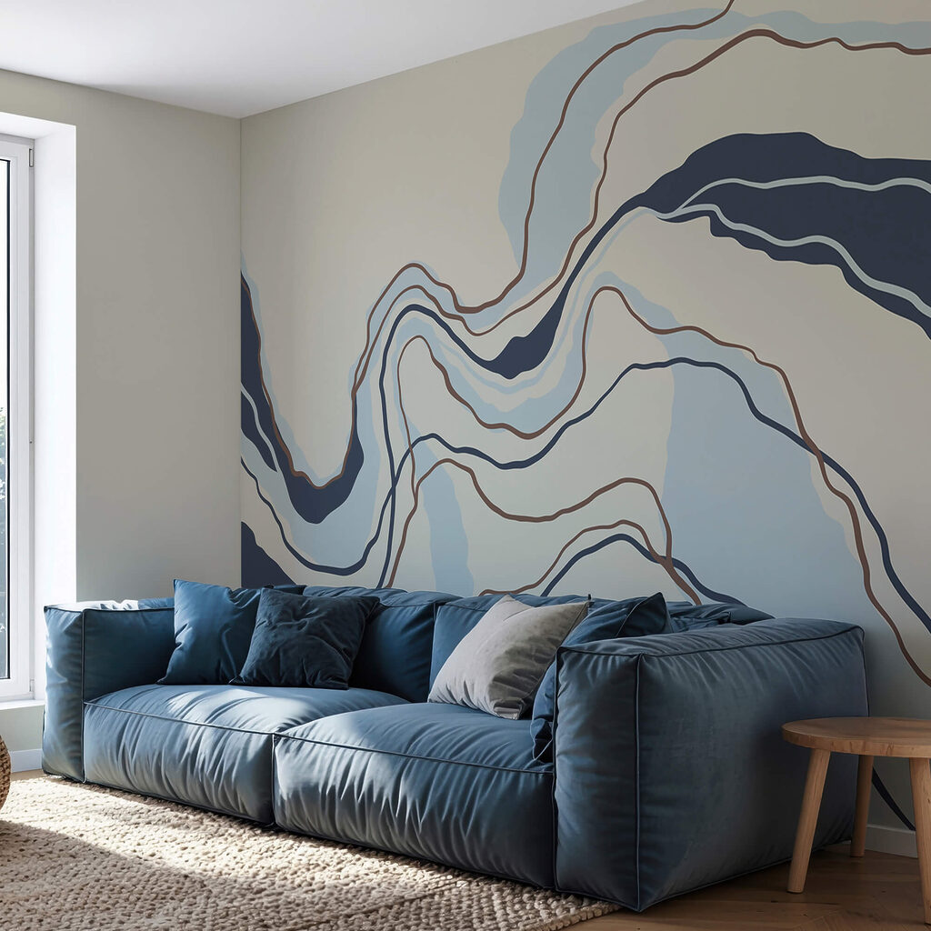Franjas onduladas con líneas — interior 2