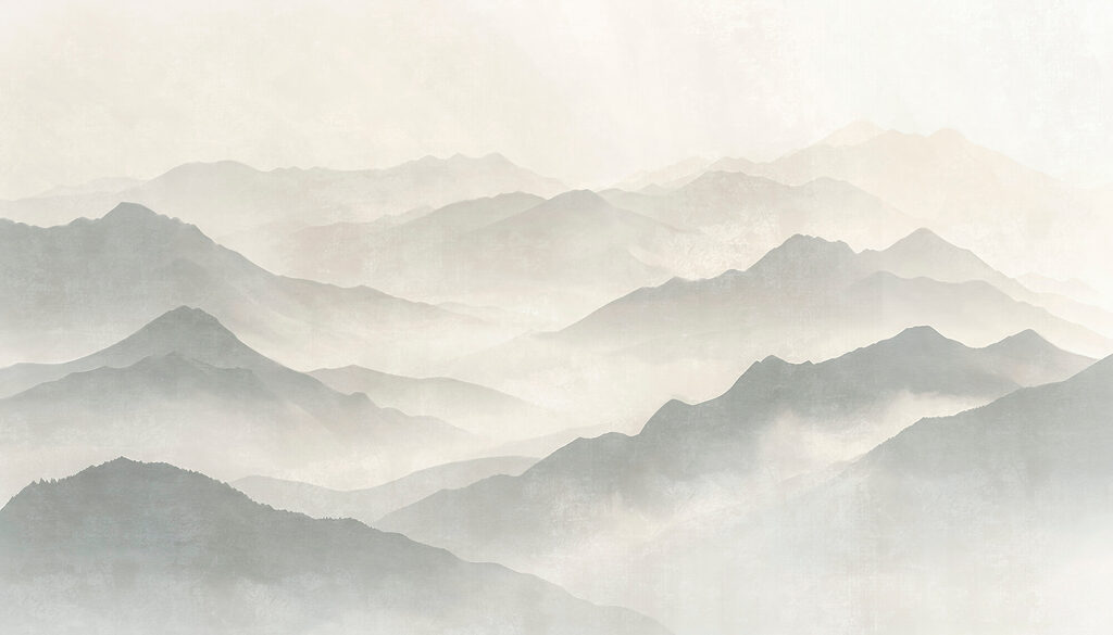 Crestas en la niebla — diseño completo