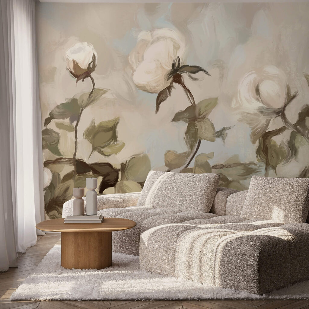 Rosas sobre fondo claro — interior 2