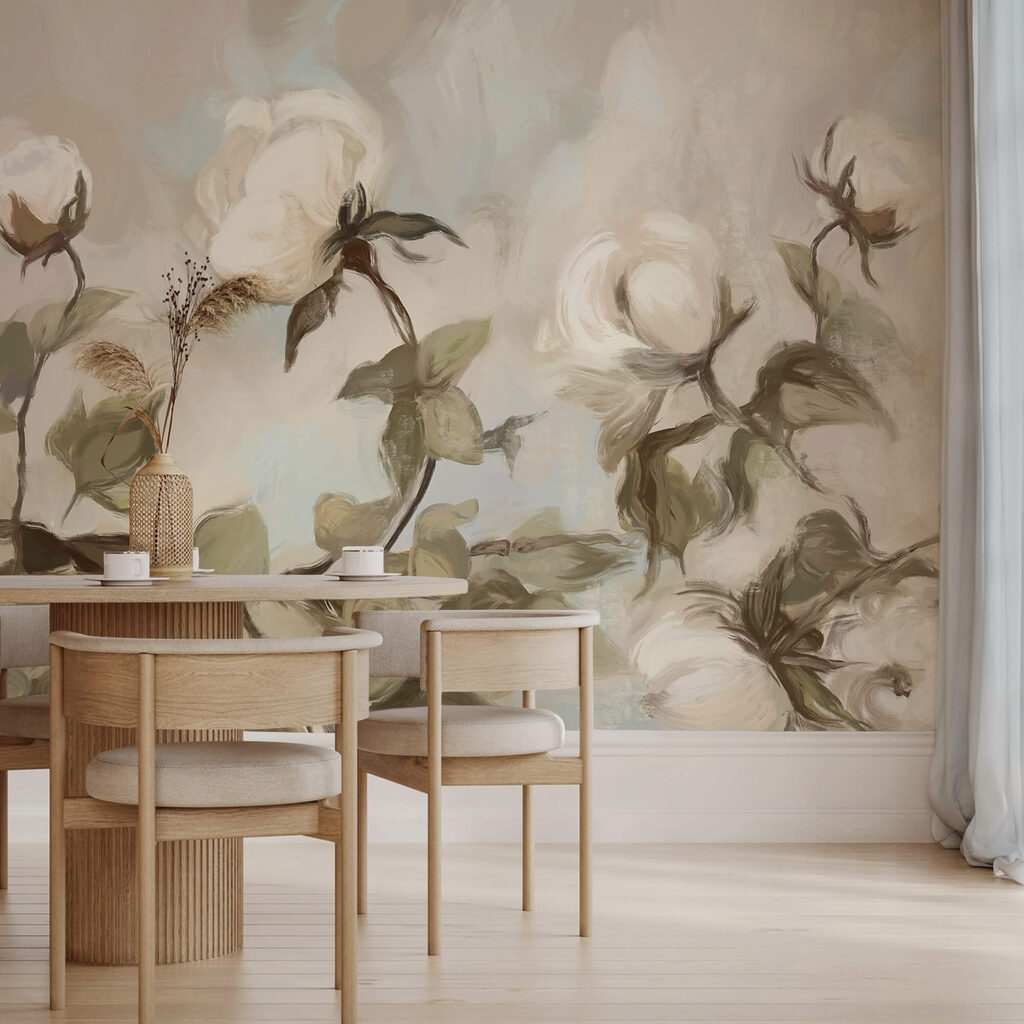 Rosas sobre fondo claro — interior 3