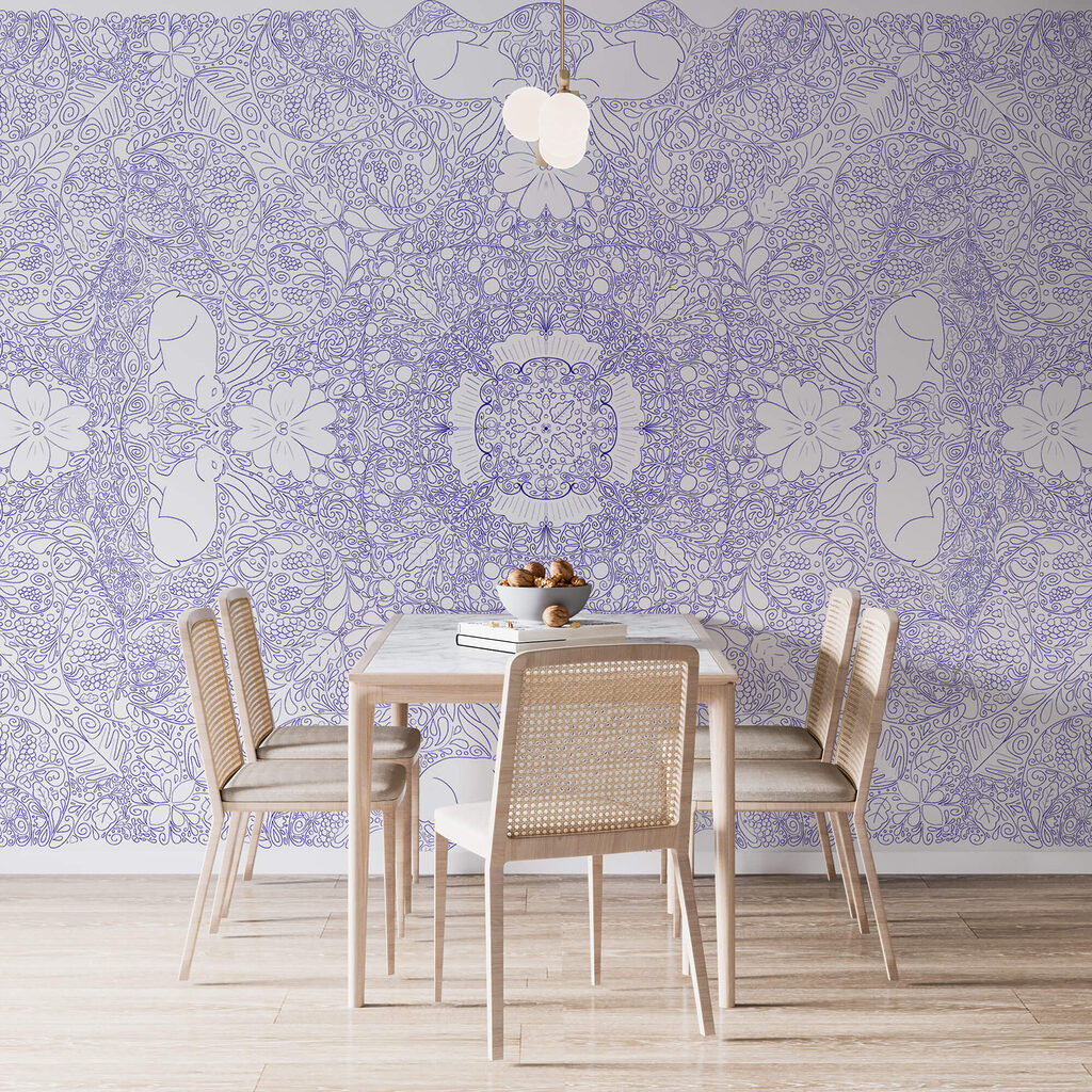 Ornamento fino simétrico — interior 1