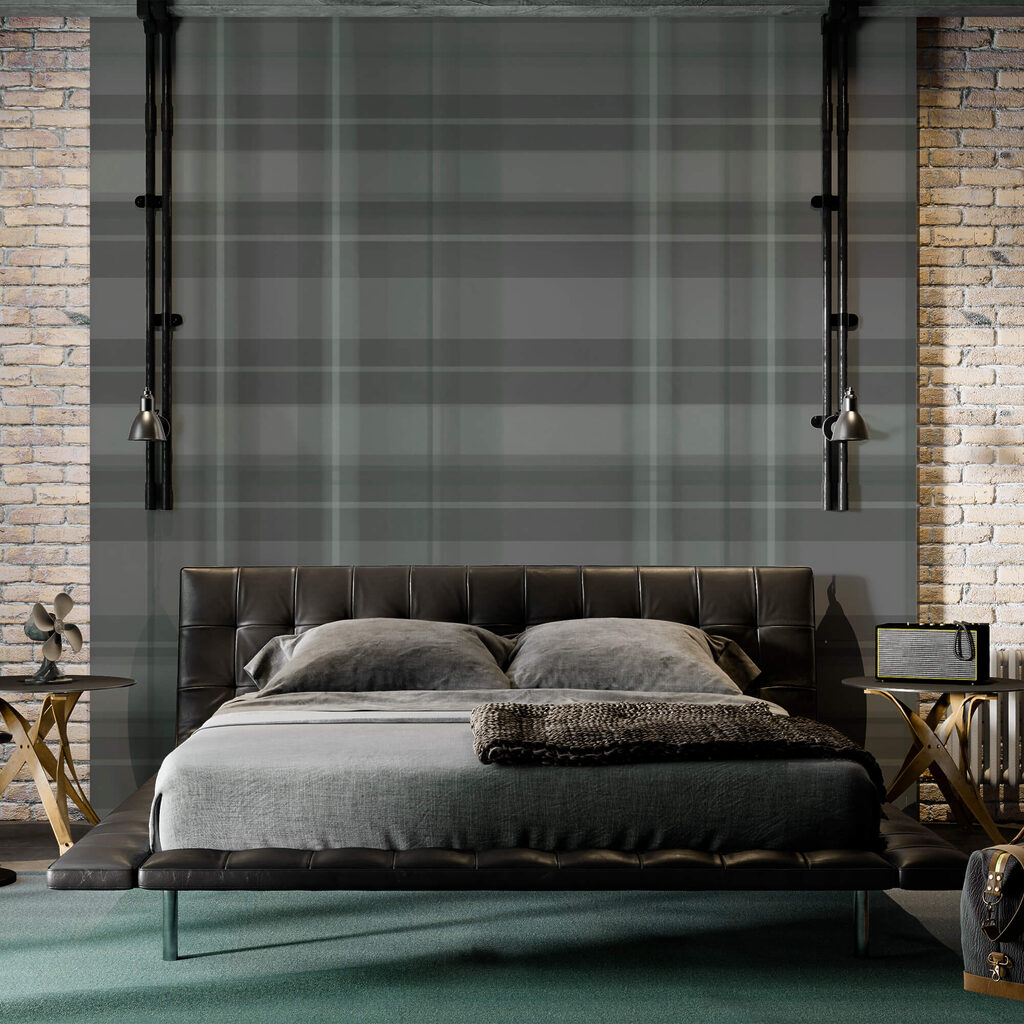 Rombos grises con líneas — interior 1