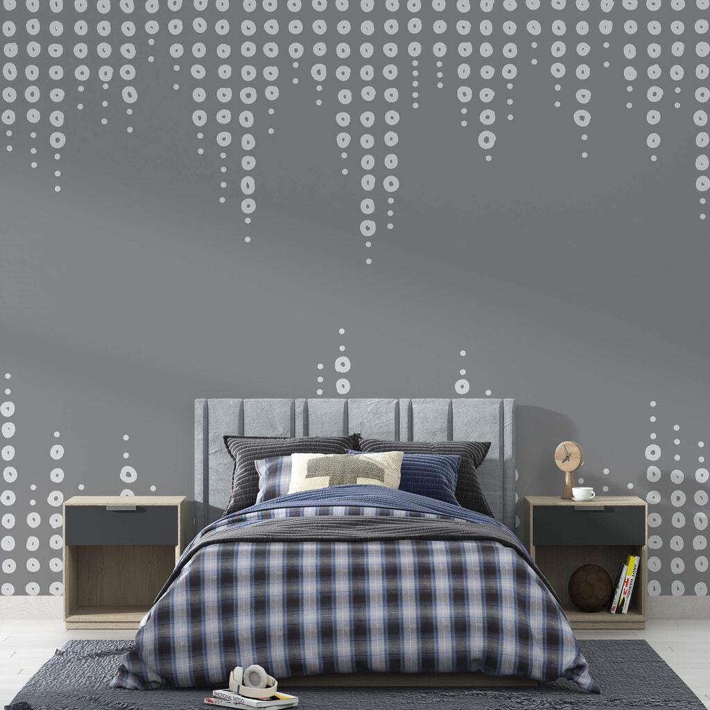 Pequeños círculos en filas — interior 1