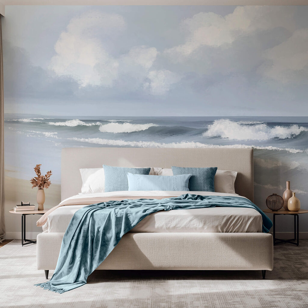 Olas bajo nubes azules — interior 2