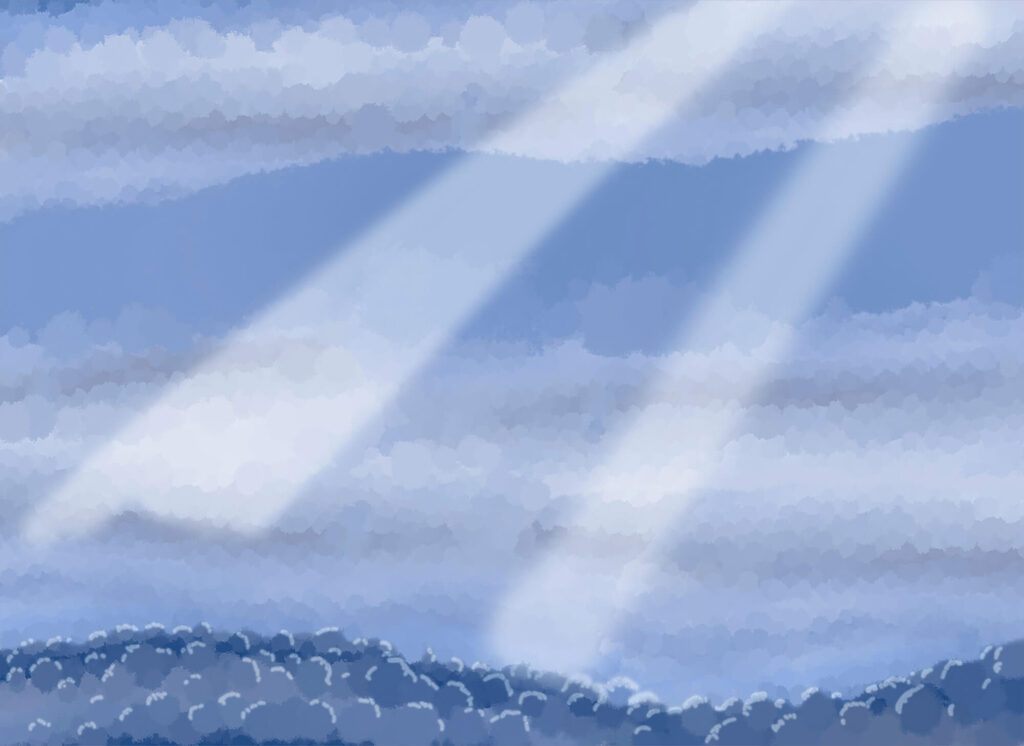 Rayos de luz — diseño completo
