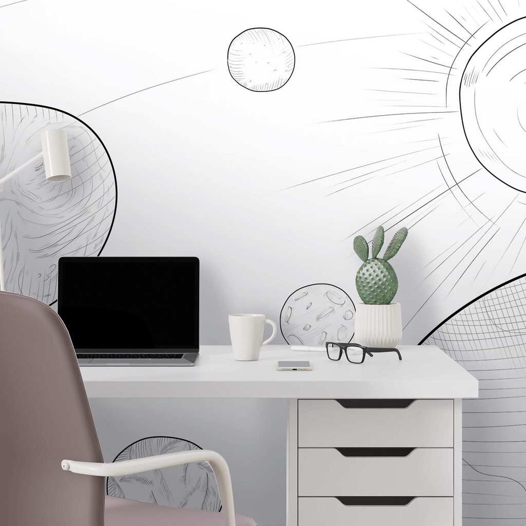 Planetas en trazo fino — interior 2