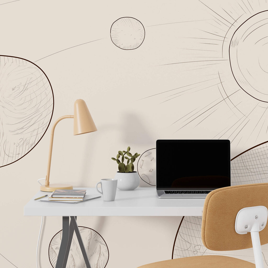 Planetas en trazo fino — interior 2