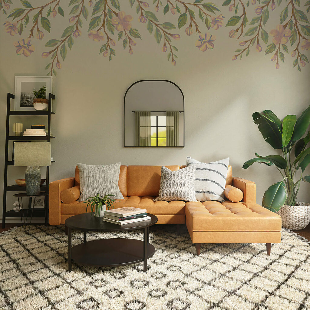 Ramas en flor colgantes — interior 2