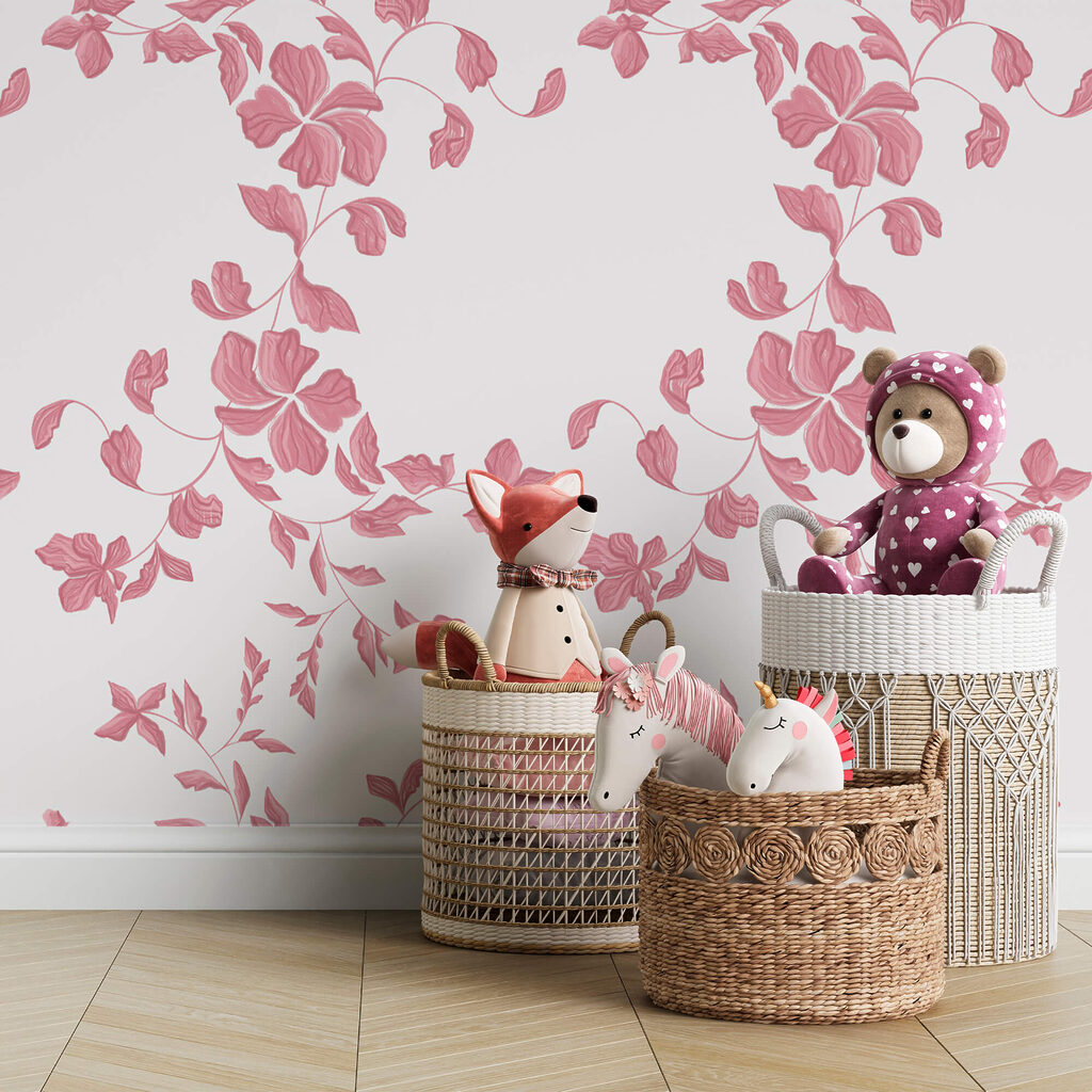 Ramitas florales rosas — interior 2