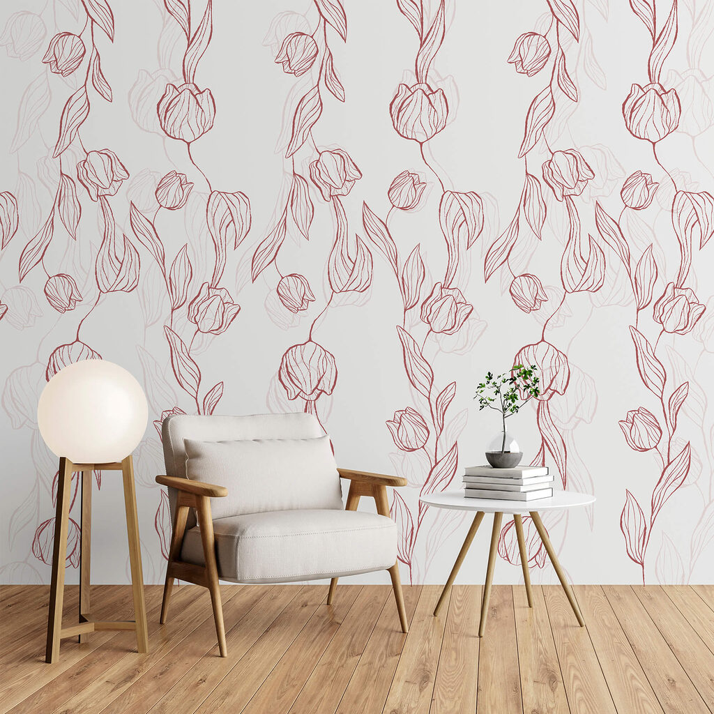Tulipanes de contorno fino — interior 2