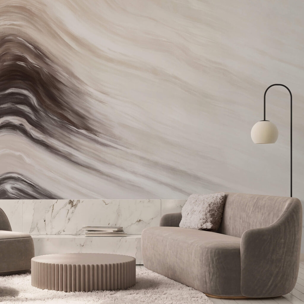 Pintura fluida en pardos — interior 2