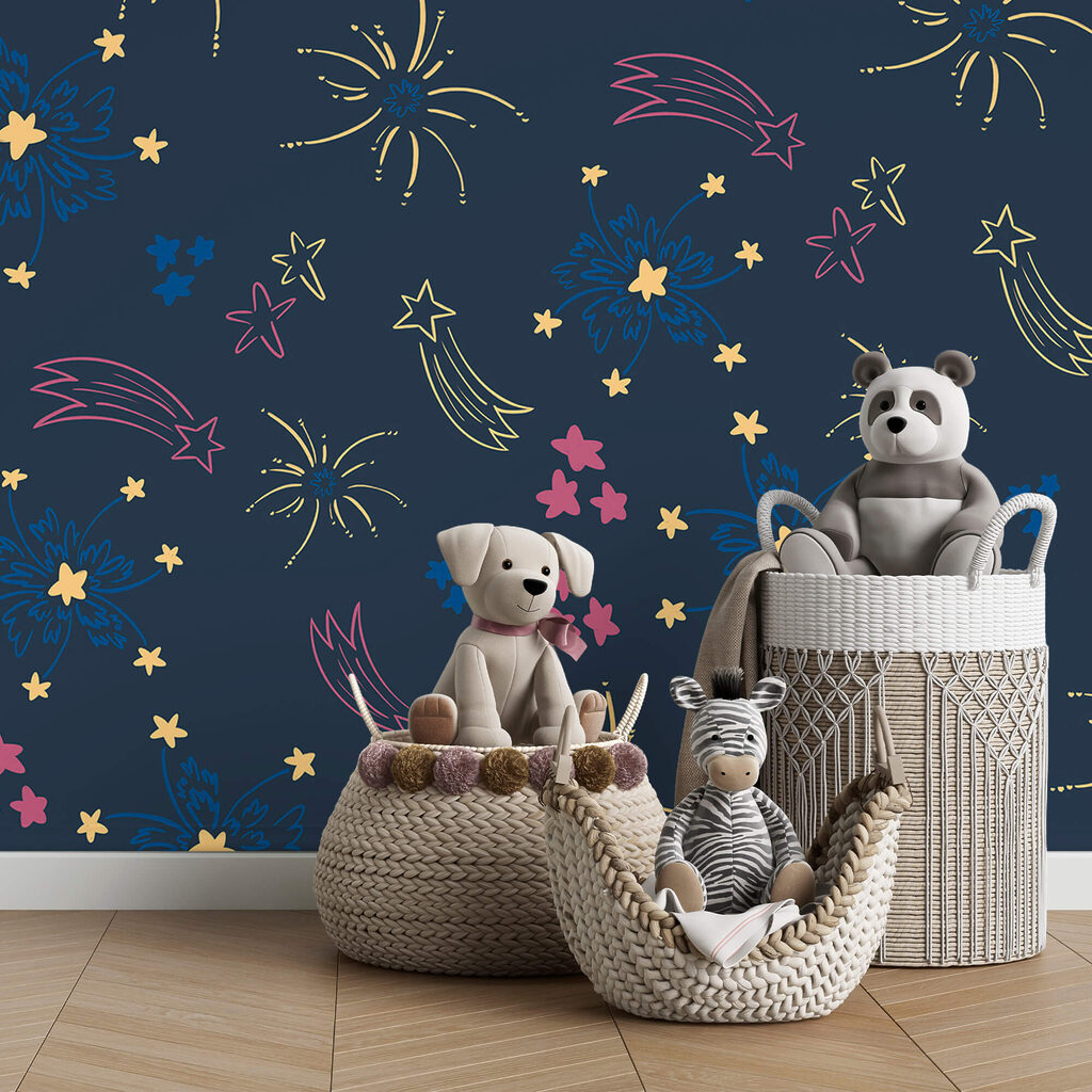 Estrellas sobre azul noche — interior 2