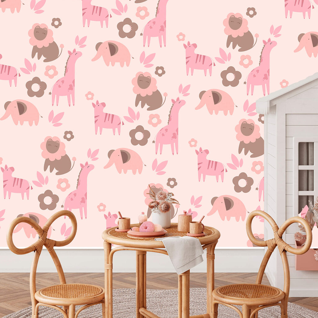 Animalitos entre flores — interior 1