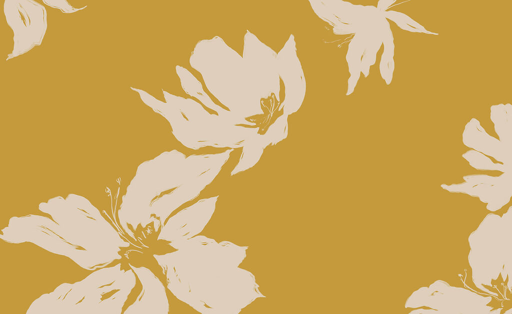 Siluetas de flores — diseño completo