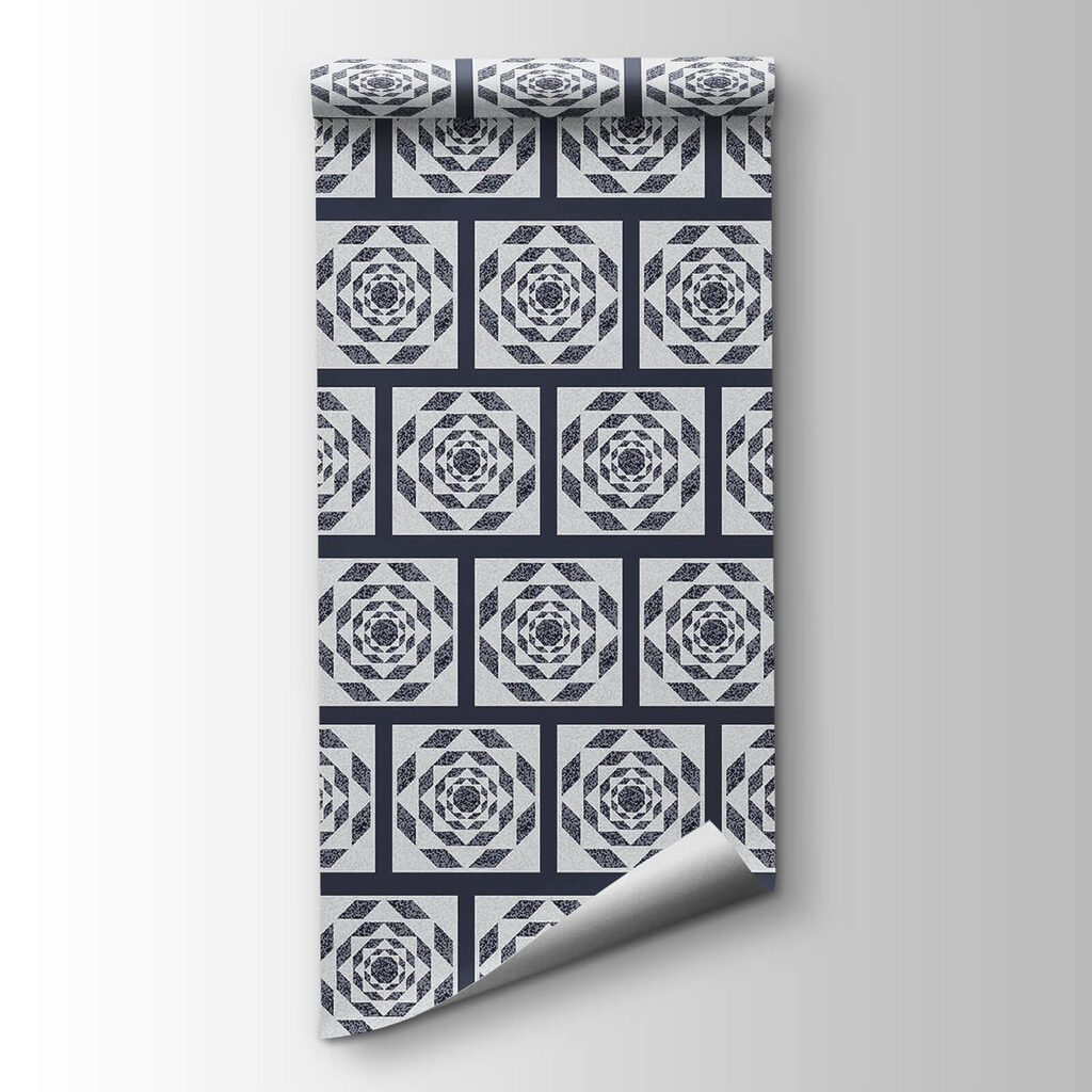 Ornamentos oscuros en baldosas — vista del producto