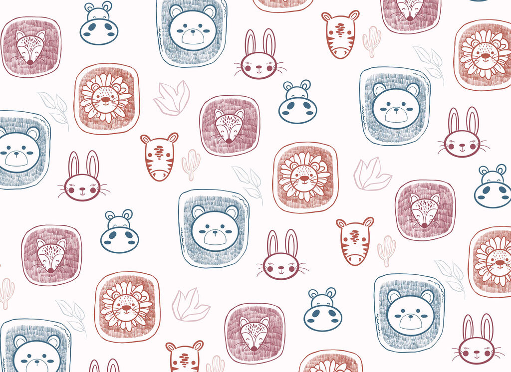 Caritas de animales — diseño completo