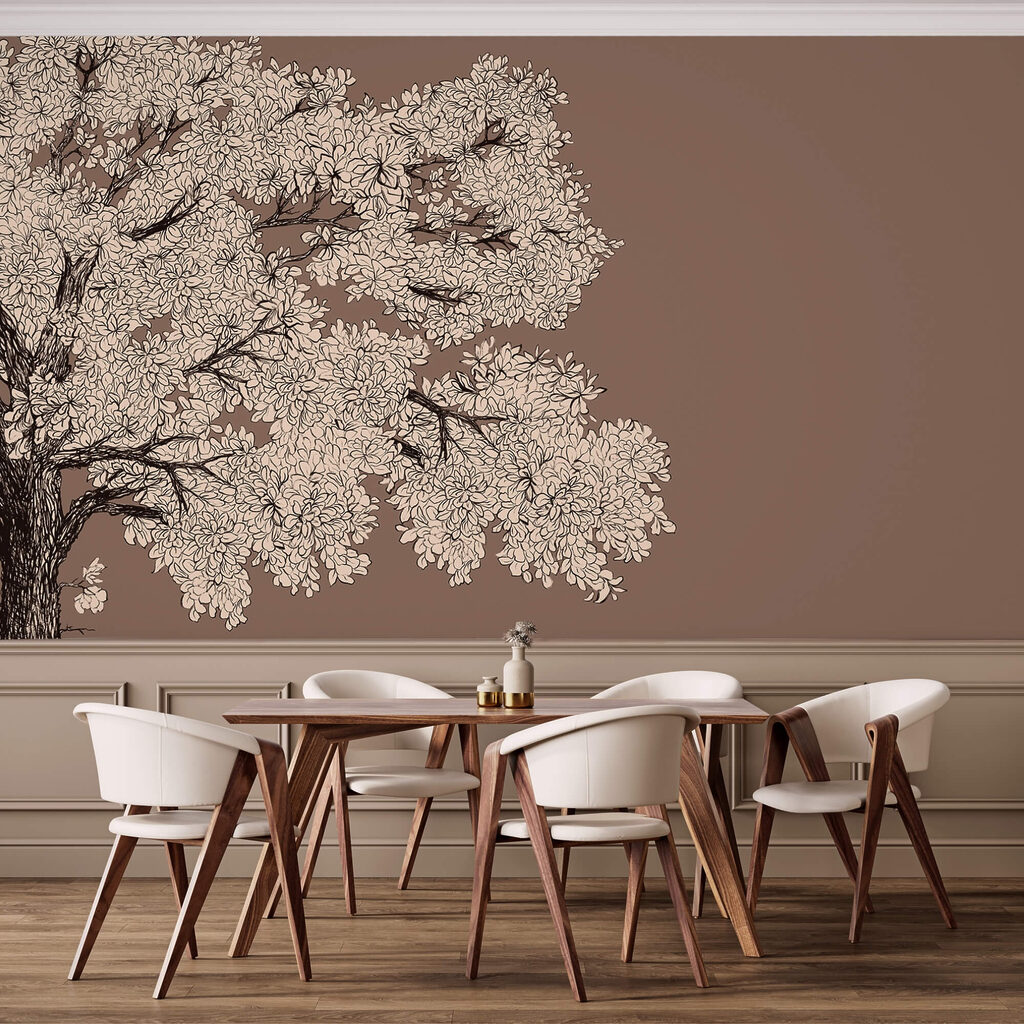 Copa de árbol florido — interior 2